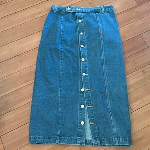 Jean skirt